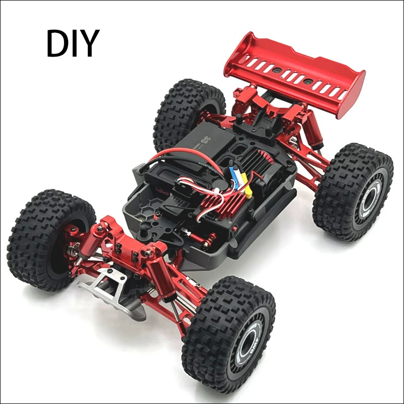 Amortisseurs métalliques pour crawler RC MJX, lot de 4, montrant ressorts et tiges