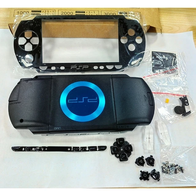 1:1 오리지널 풀 세트 교체 전체 하우징 커버 케이스, PSP1000 PSP 1004 PSP 1000 쉘