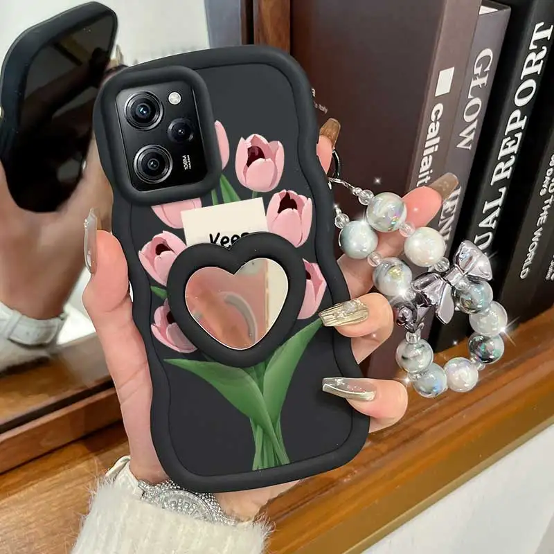 3-Piece Set: Stay Happy Phone Case with Lanyard and Stand