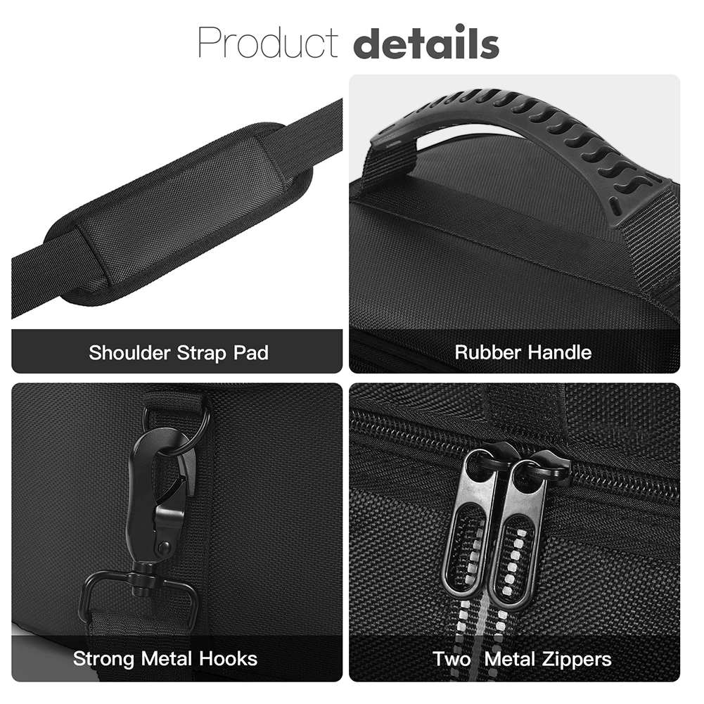 Power Station Travel Bag with Handle Power Station Storage Case Protective Pouch for BLUETTI Solar Generator EB3A 268Wh LiFePO4