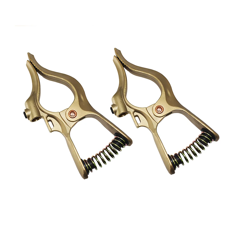 T-style Welding Ground Clamp 500A Brass Welding Ground Earth Clamp Machine For MIG/MMA/TIG/Plasma