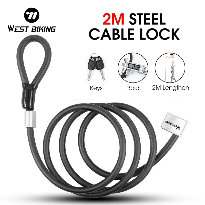 Antifurto Bici Decathlon Lucchetto Cavo Acciaio FOBOZONE