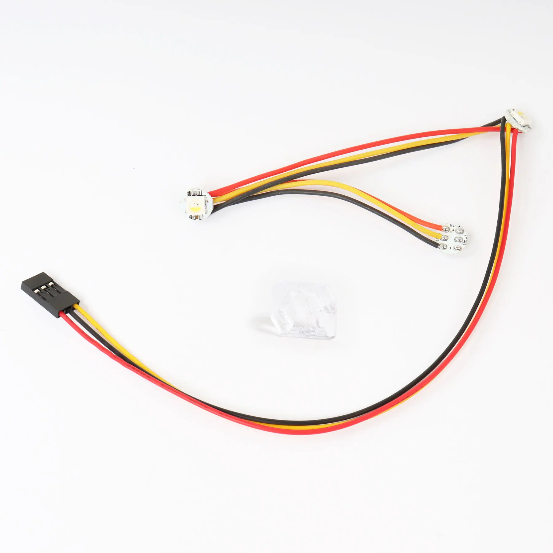Blurolls-neopixel Rgbw Mini Botão Pcb Led Light 30awg Cabos Ptfe Resina Sla Impresso Voron 2.4 Trident sb Stealthburner Extrusora - Imagem 6
