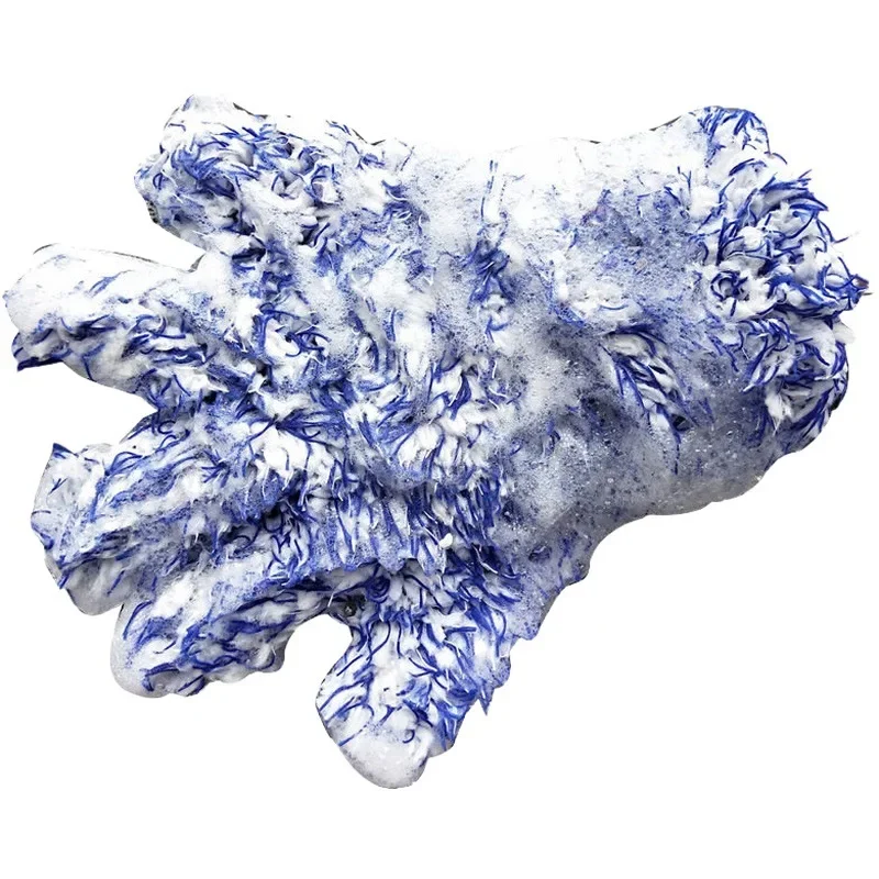 30x27.5CM Premium Car Washing Cleaning Glove Car Wash Cleaner Mitt Maximum Absorbancy Plush Glove Care Wash