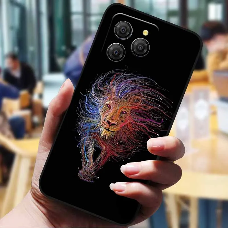 Cartoon Painted Silicone TPU Phone Case - Blackview Shark 9 5G Back Cover Bumper