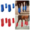 4x Horse Boots Leg Wraps Adjustable Support Professional Leg Guard Leg Protection for Jumping Training Equestrian Accessories 1