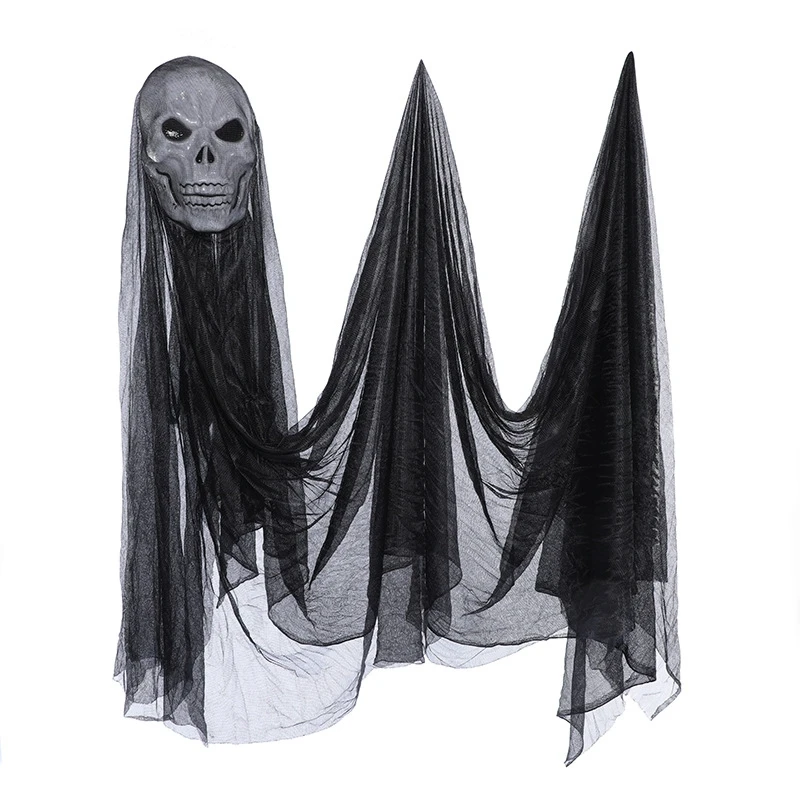 

1 шт. хэллоуин подвесной скелет призрак украшения для улицы в помещении фотобар страшные реквизиты пластиковое украшение для Хэллоуина