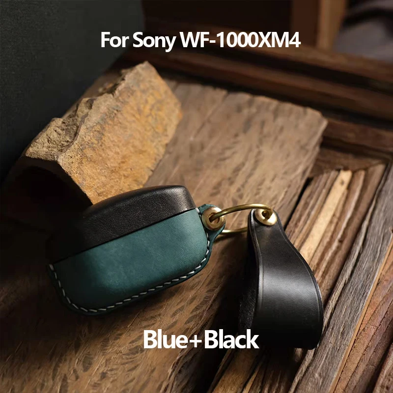 WF-1000xm5 完品 Sony イヤホン 革カバー付き Sony WF-1000XM5-本革のケース,本物の革,カスタムメイド,手作り