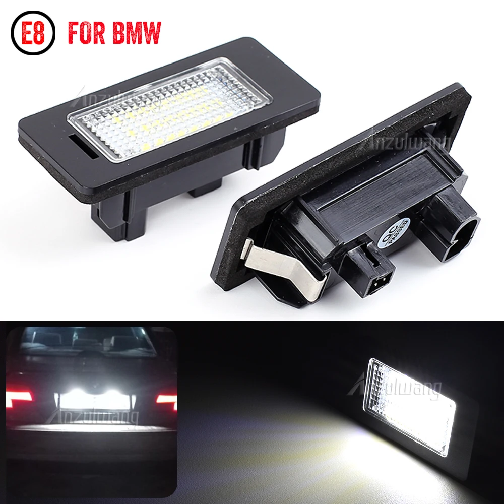 

2pcs led License Plate Light Canbus Number Lamp For BMW E92 E93 F30 F31 F45 E39 E60 F11 E70 X5 E84 X1 E82 F22 E90 E91 E61 F10