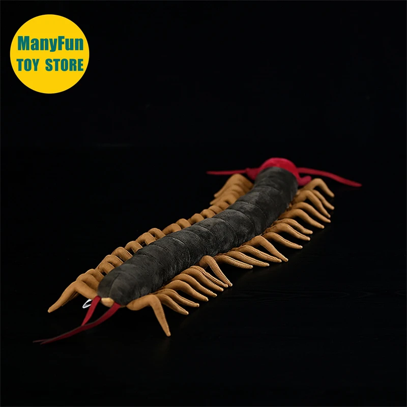 Centipede Plush Toy High Fidelity Scolopendra heros Plushie Millipede Peluche Lifelike Desert Centipede Stuffed Animals Toys 5