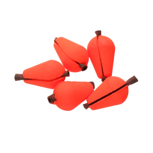 5PCS EVA Fly Fishing Bobbers Float Water Droplets Oval Float Foam