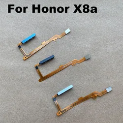 Fingerprint Sensor Power Button Flex Cable with Touch ID for Huawei Honor X8a Smartphone (Black)