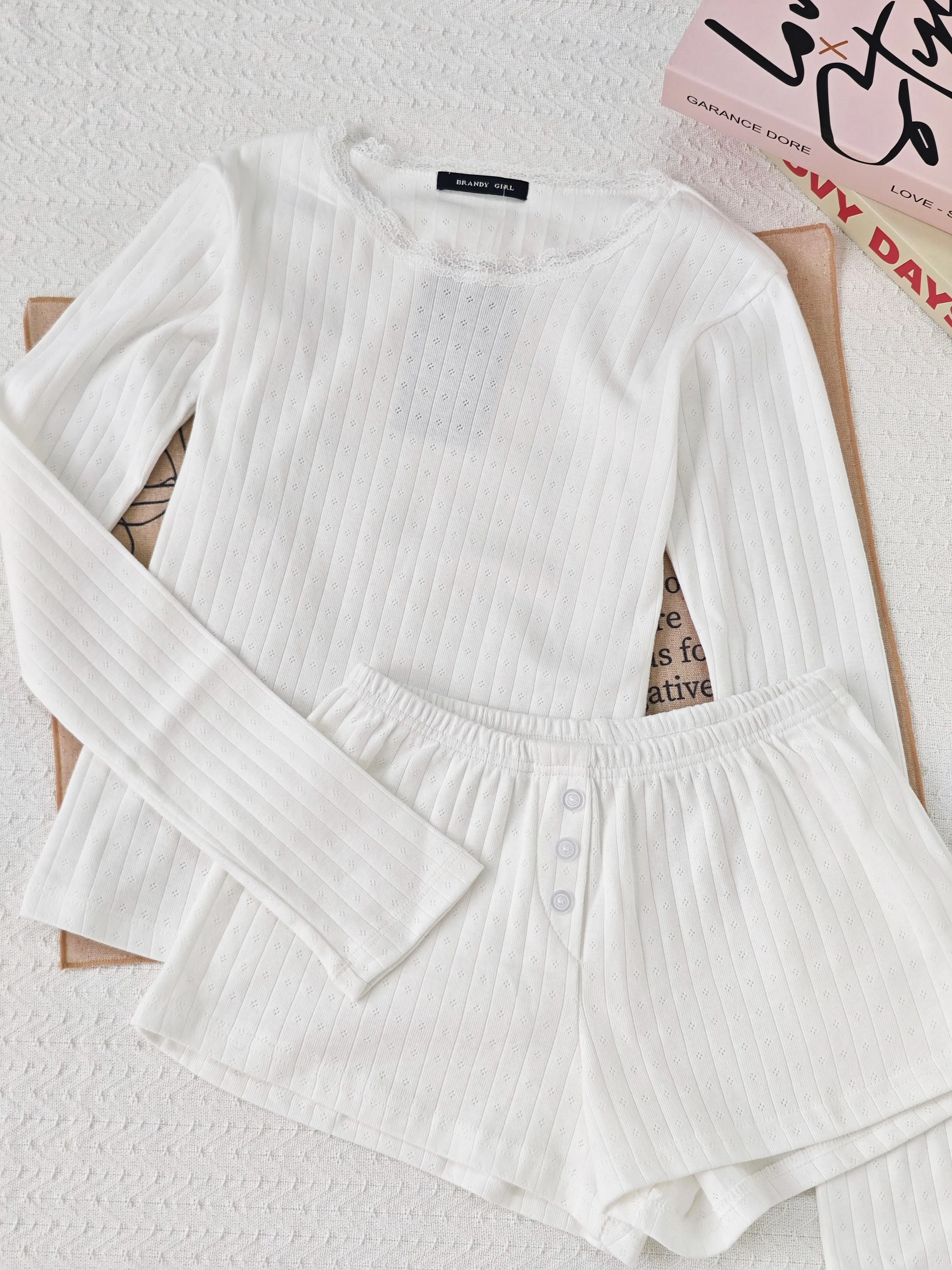 Lace white set A