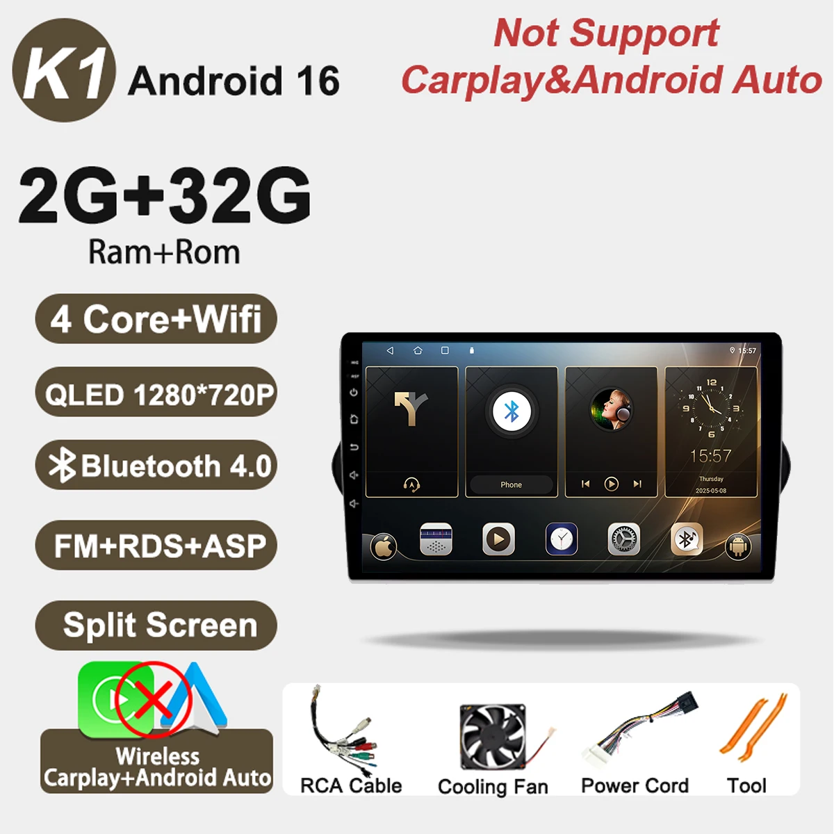 2G 32G No carplay
