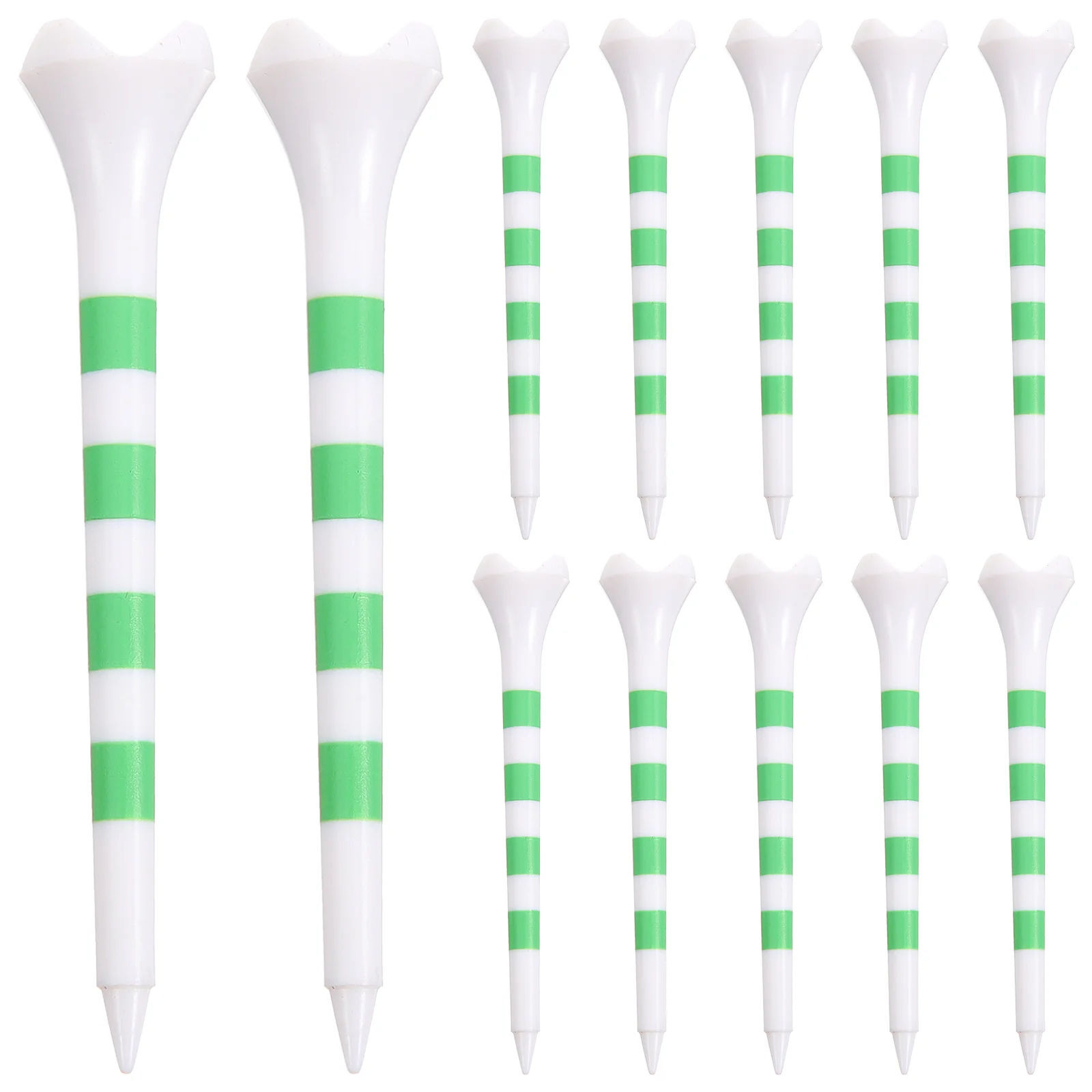 

20 Pcs Golf Tee Tees New Holder Spike Tall Small Spikes Accessories Stripe Replaceable Wear-resist Plastic
