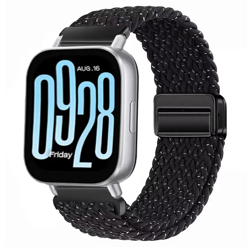 Nylon Loop Magnetic Braided Strap - Comfortable Wristband Bracelet