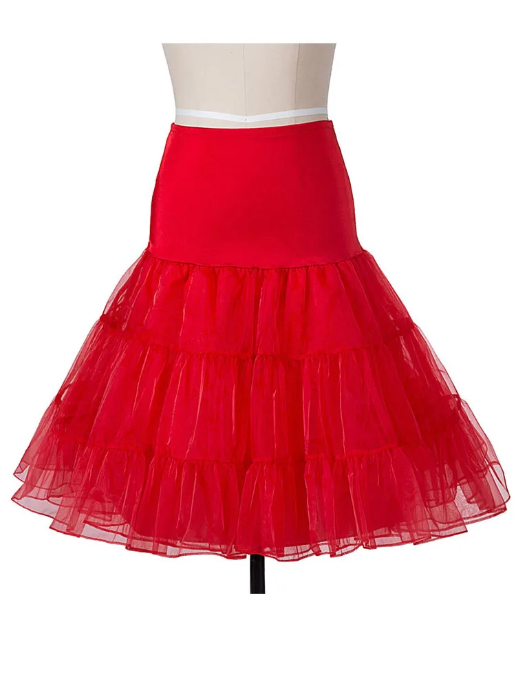 pettiskirt red