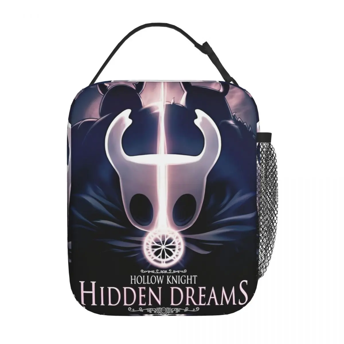 Hollow Knight 재미 있은 게임 여행을위한 열 절연 점심 가방 휴대용 식품 가방 컨테이너 쿨러 열 식품 상자