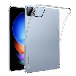Ultra-Thin Transparent TPU Tablet Case with Airbag Anti-Fall Protection for Xiaomi Pad 7Pro 11.2 (Transparent Case)