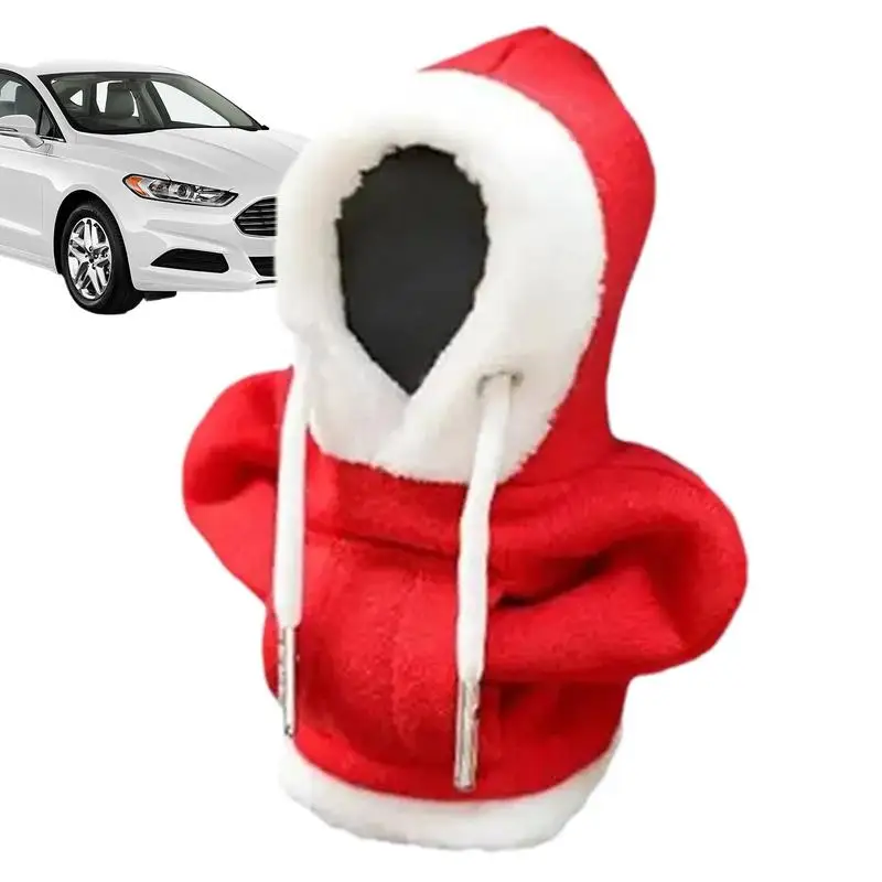 

Car Gear Shift Cover Hoodie Christmas Handbrake Hoodie Covers Universal Manual/Automatic Gear Cover Protector For Caravan Trucks