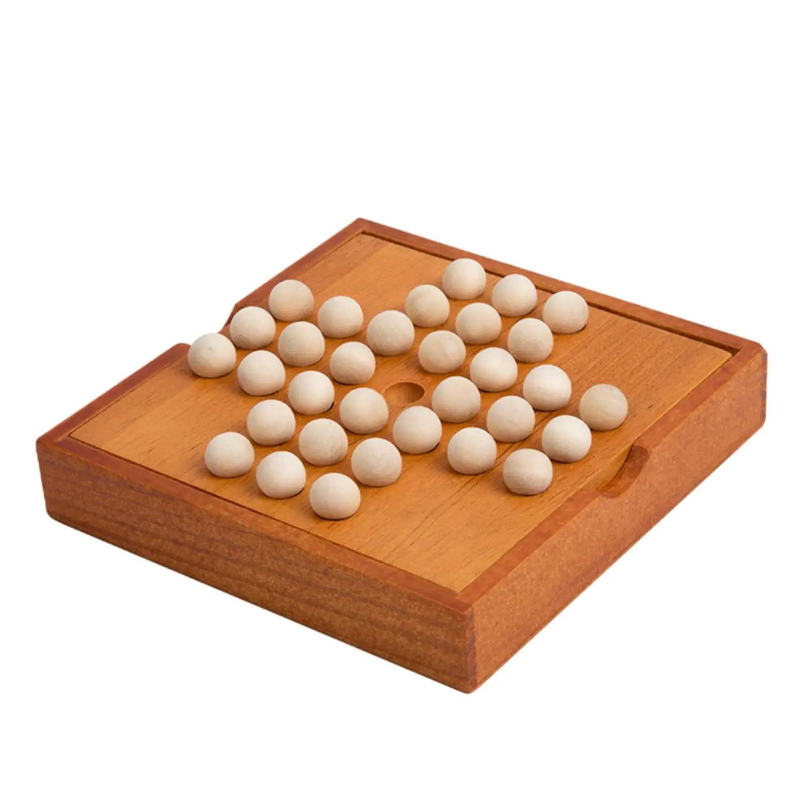 Solitaire Game Chess Toy Classical Table Top Game for Living Room Decor Kids