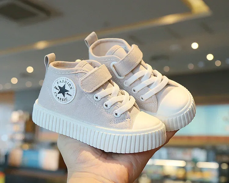 Kinder Canvas Sneaker Jungen Mädchen Weiche Sohle Bequeme Schuhe_voghion.com