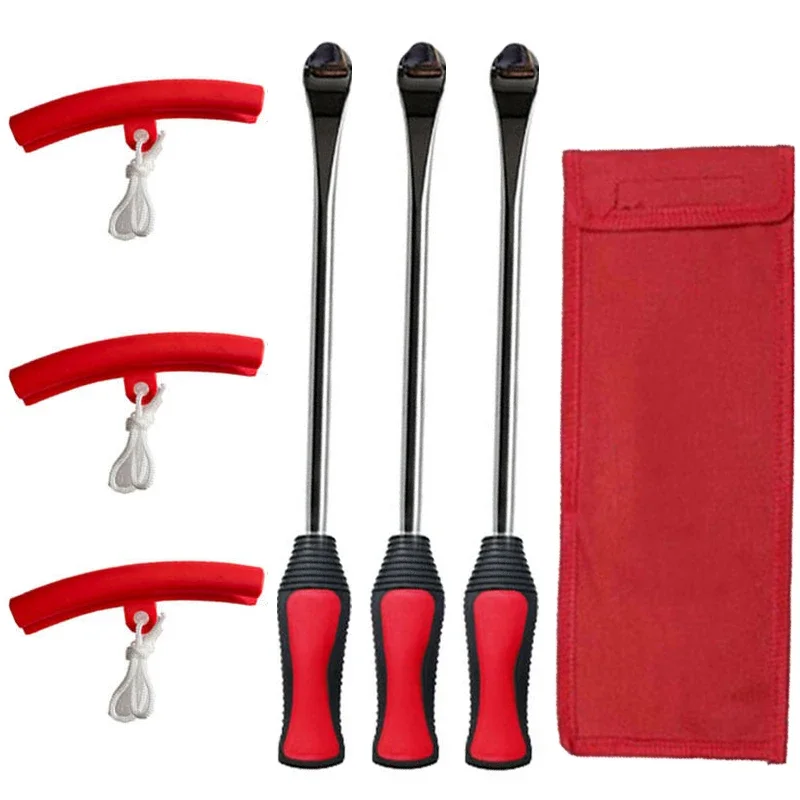 Motorcycle Tire Changing Lever Tyre Repair Removal Spoon Kits Bike Tire Repair Tools