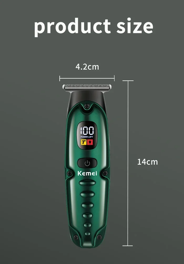 Kemei KM-2259 Rechargeable Hair Trimmer description image 8