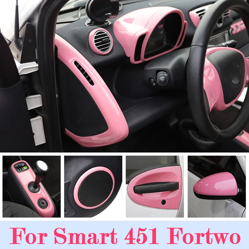 Car Abs Plastic Pink Decorative Protection Cover Modified Product For