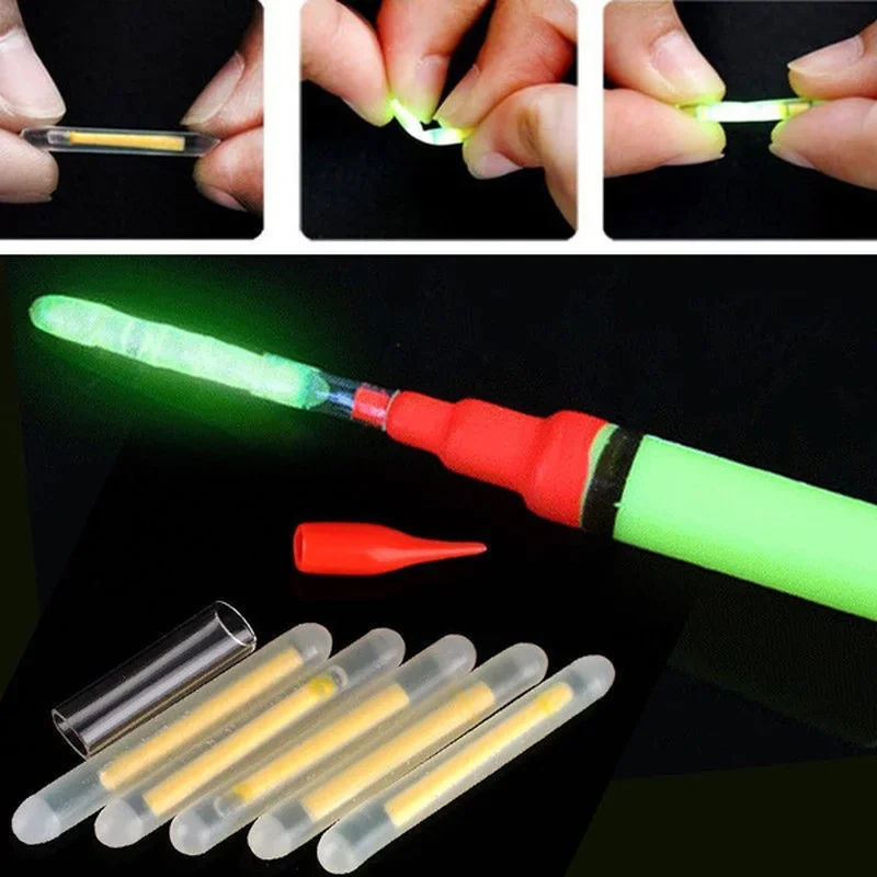 Fishing Buoy Fluorescent Light Stick Light Night Buoy Pole Dark Fluorescent Stick Useful Lots Fishing/party 5/25/50pcs Glow Sticks Glow Light