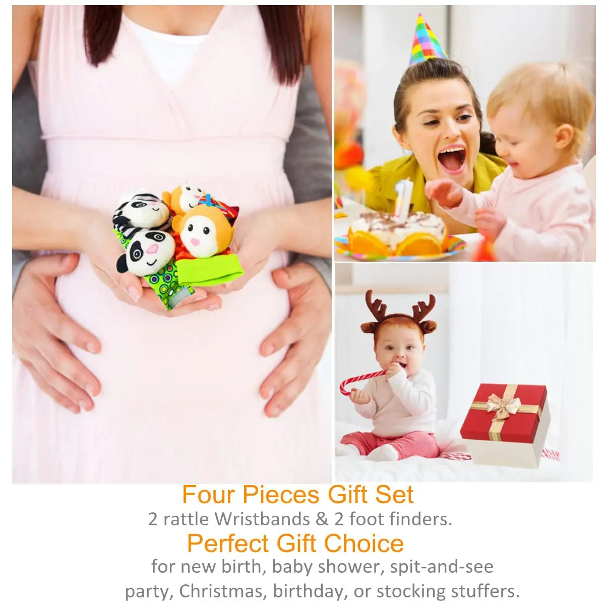 Baby rammelaar speelgoed schattige knuffels pols rammelaar voetzoeker  sokken 0 ~ 24 maanden voor pasgeboren baby baby jongen meisje bebe cadeau -  AliExpress, image size:1200x1200