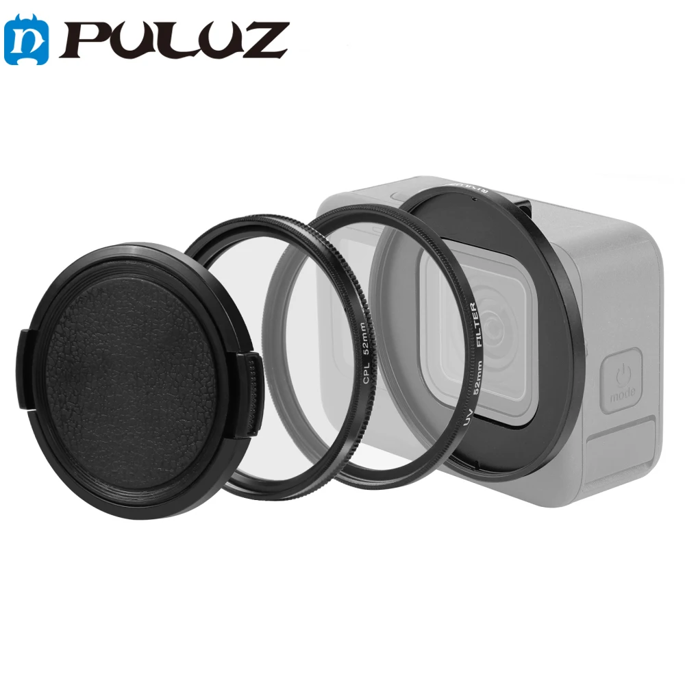 

Suitable For GoPro Hero11/ HERO10 52mm Adjustable Dimming Filter Gray-Density Mirror