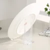 2pcs Clear Acrylic Display Easels Adjustable Plastic Plate Holder Stand Picture Frames Rack Wedding Birthday Home Decoration 1