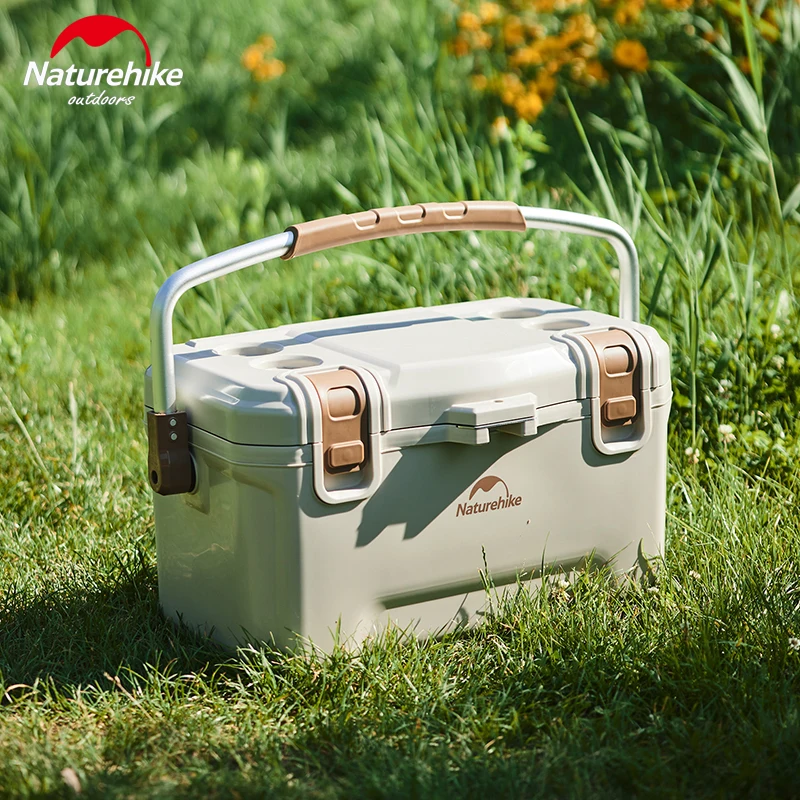 Naturehike Cooler Box 72h Fresh Outdoor Portable Camping Incubator Picnic Car Insulated Box Ice Storage Bucket Freezer 32/45L