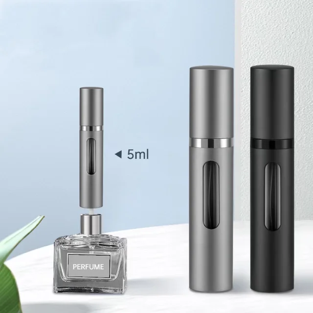 Bouteille de parfum rechargeable en verre de 8ml, avec pompe à parfum en Spray, conteneurs cosmétiques vides portables de voyage, Mini bouteille atomiseur de pulvérisation 1