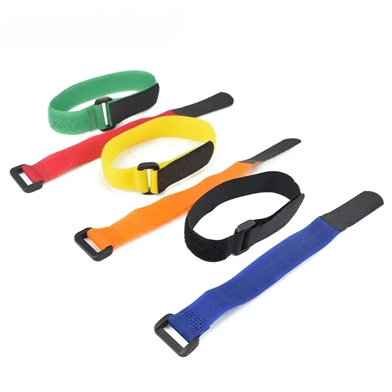 5/6/10Pcs Universal Velcro Bike Handlebar Tie Straps Cycling Flashlight Light Cable Organizer Accessories