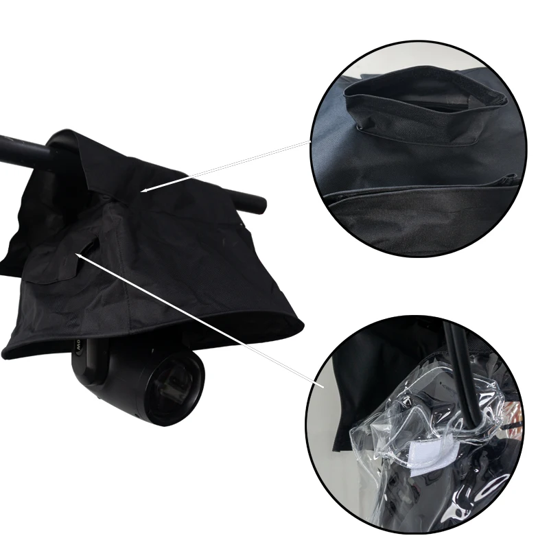 LED Par Light Rain Cover Stage Lamp Rain Cover Portable Weatherproof Accessories for Stage Performance Moving Head Light