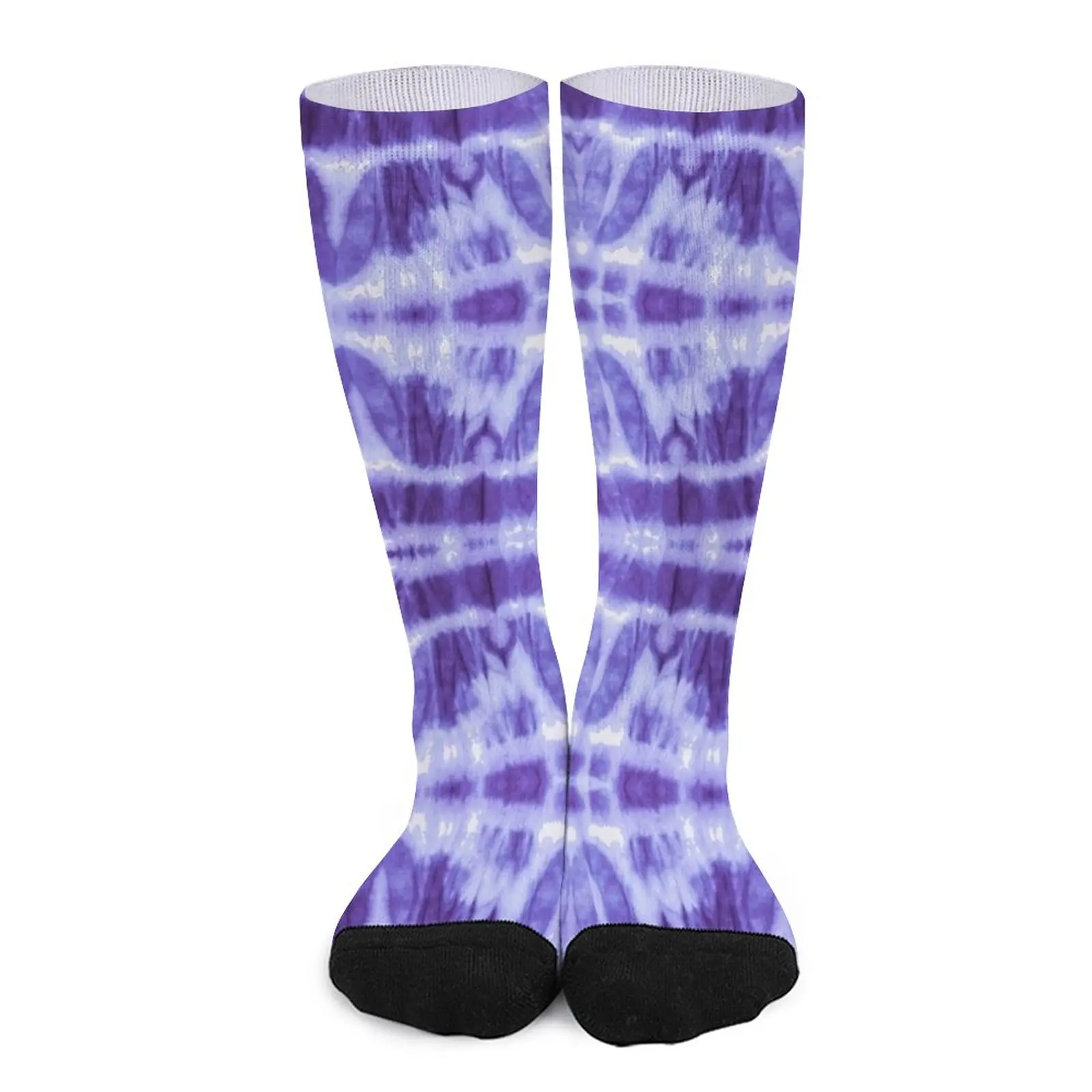 Tie Dye Violet Twos Socks Male sock golf Stockings compression socks ladies