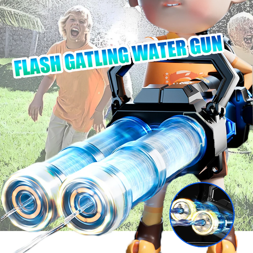 

Electric water gun for children, beach shooting toy, fully automatic, summer, hot，boys outdoor toys,