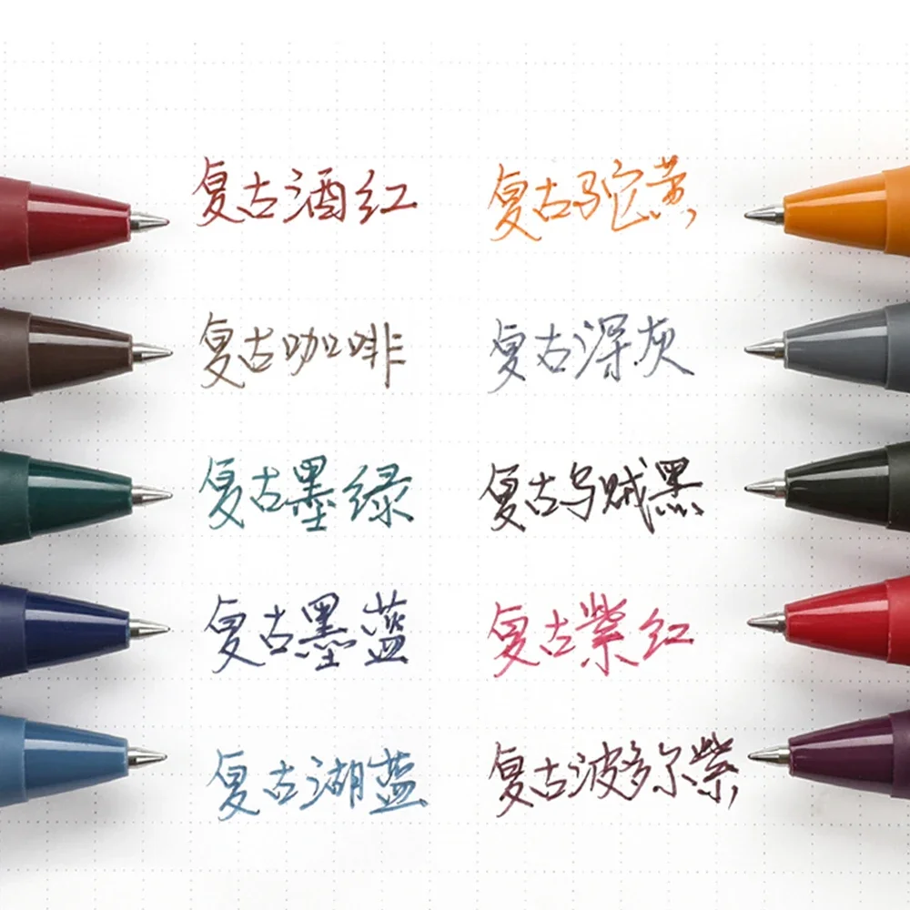 ZEBRA Gel Pen JJ15 SARASA Retro Series 0.5mm Writing Smooth Press Color Ballpoint Pen School Office Accessories Stationery