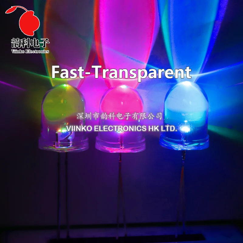 LED Lampeggianti 5mm 12V - 10 Pezzi Con Resistenze - Colore Rosso Per Circuiti - Foto 9