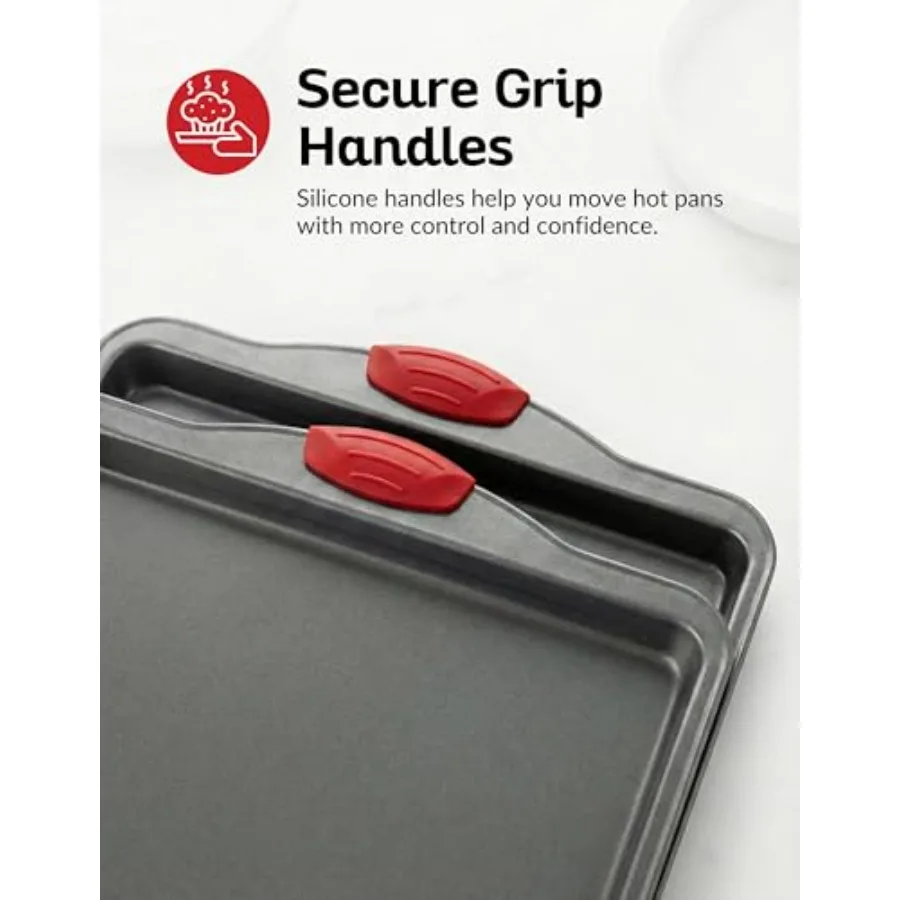 Nonstick Baking Sheet Pan Set (3-Piece) 6