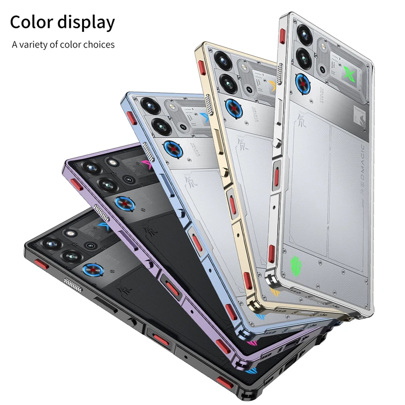 Enhanced Aluminum Alloy Cooling Bumper Case, Metal Frame with Superior Protection