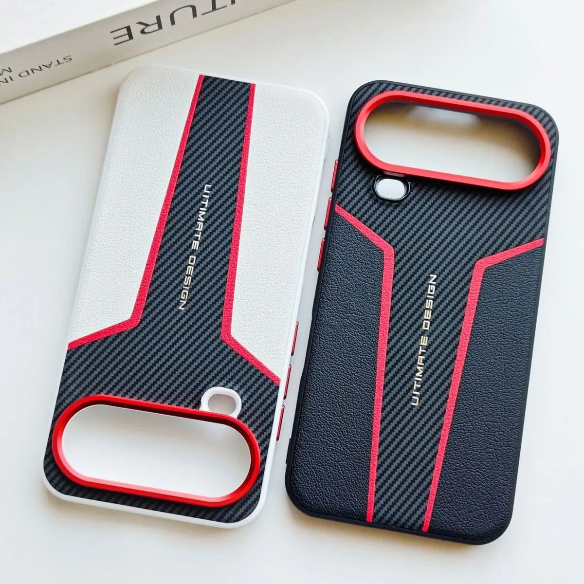 Luxury PU Leather Shockproof Protective Back Cover