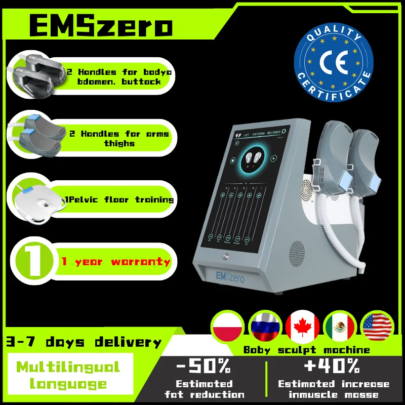 

DLS-EMSSLIM NEO RF Machine 2024 Portable 6500w EMSZERO NOVA Slimming Profesional EMS Muscle Stimulation