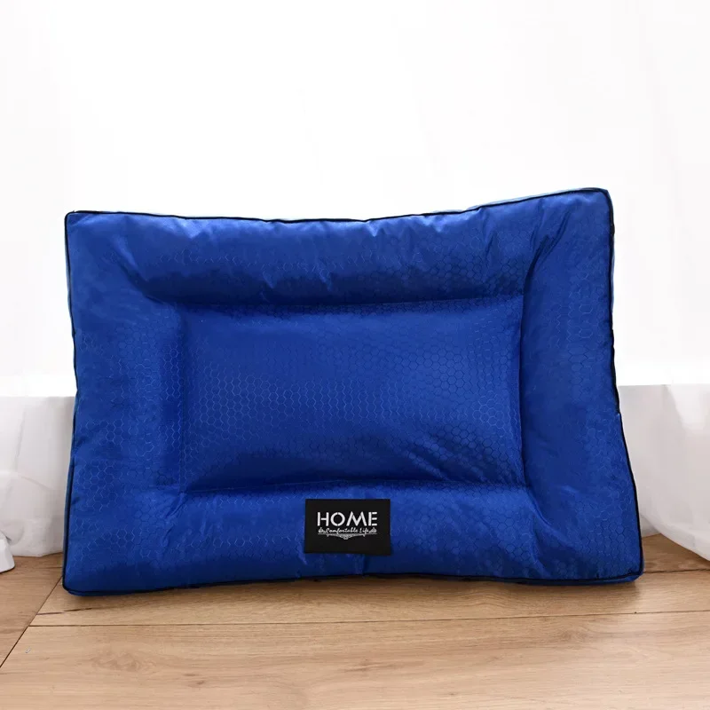 Waterproof Oxford pet bed thick bite-resistant bed for dog cat pet mat soft chew proof dog cotton filling cat stuff 1PC pet bed pet bed mat