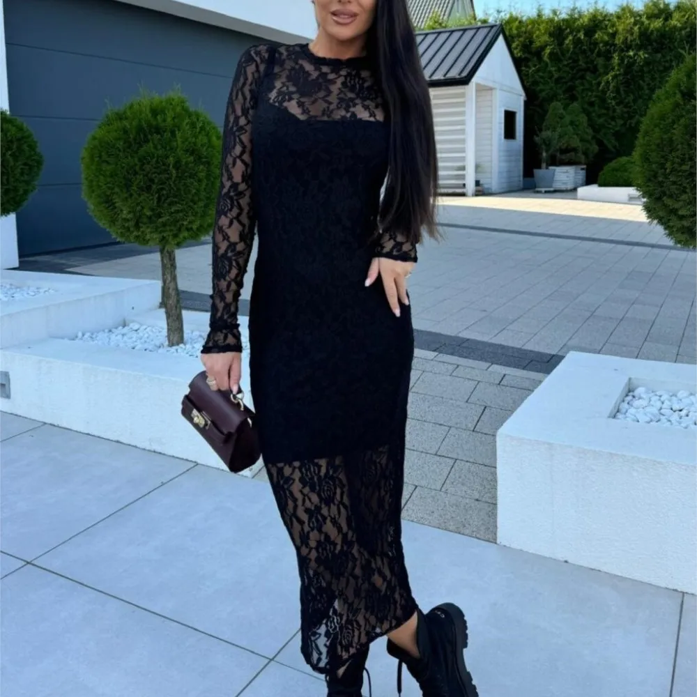 knee length dresses for ladies Tight Long Prom Dress with Lace-Up Back main image 0