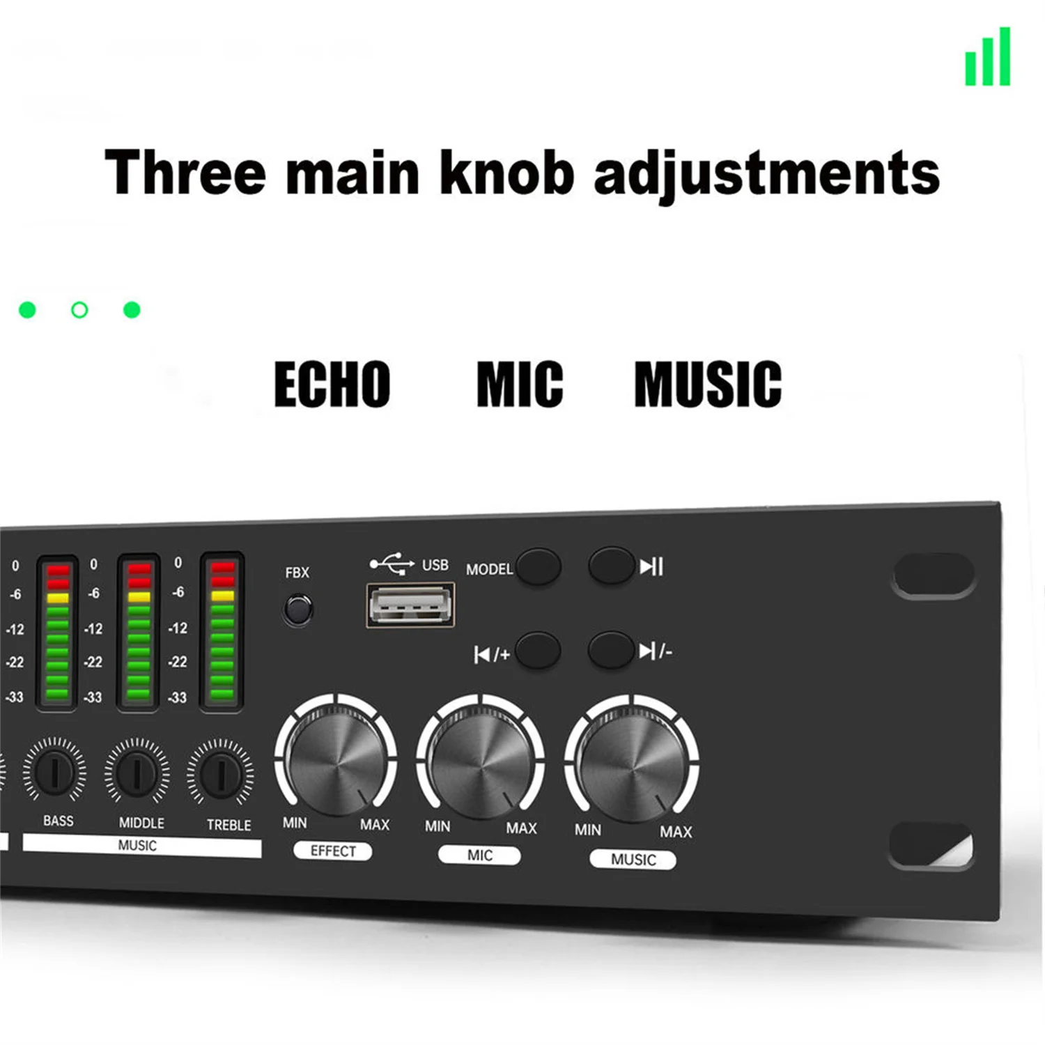 LD1500 Professional Audio Systems Noise Cancelling Digital Effect Equalizer for Karaoke Stage Concert
