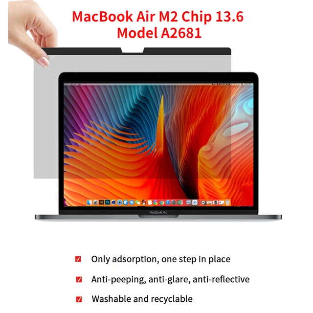 WiWU – Film de protection d'écran magnétique pour MacBook Air, 13.6 pouces,  puce M2, Anti-regard, pour ordinateur portable, modèle A2681, 2022 -  AliExpress