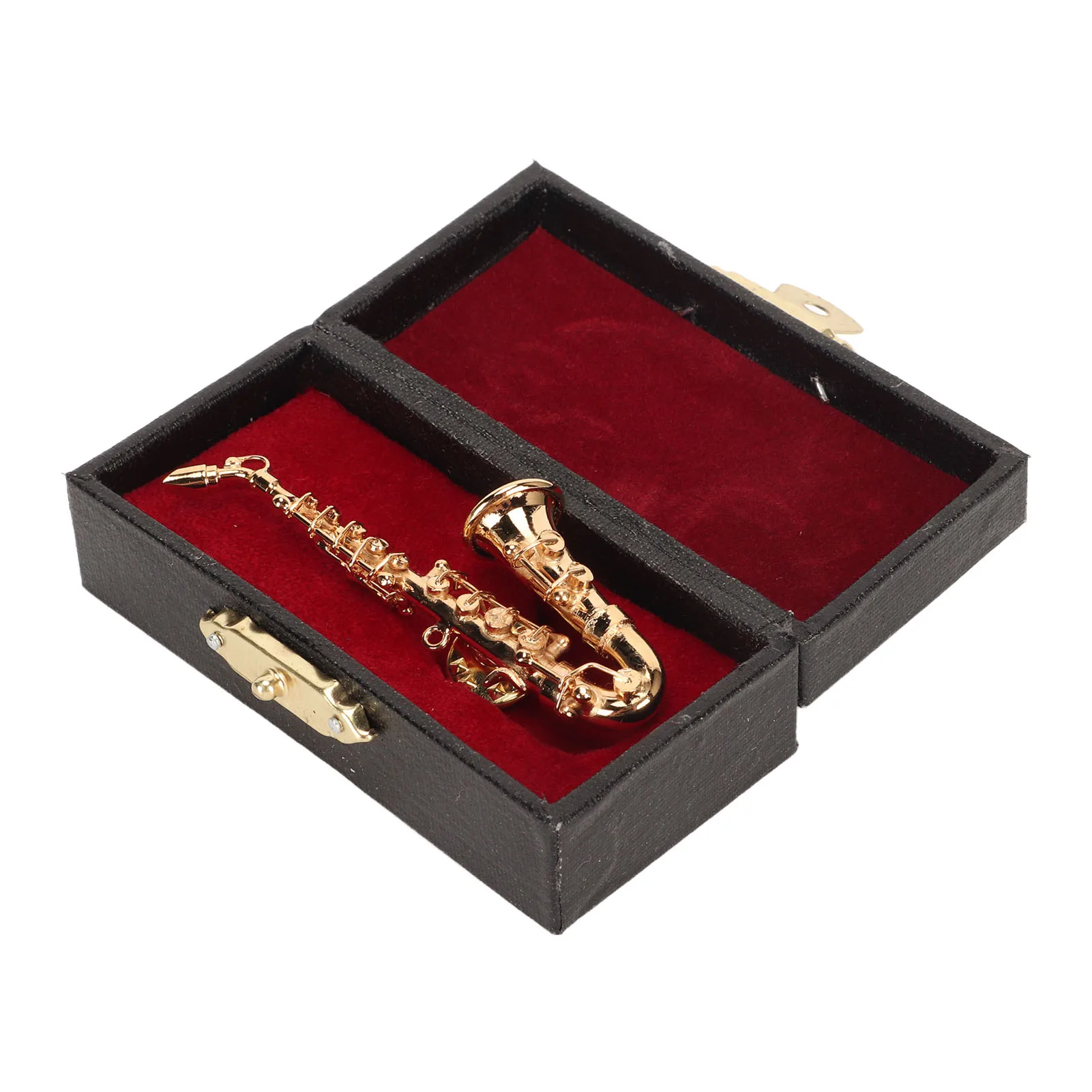 Spilla Sassofono In Acciaio Inossidabile Argentato - 5.5x3 Cm, Idea Regalo Per Musicisti - Foto 3